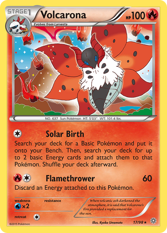 Volcarona (17/98) [XY: Ancient Origins] Pokémon
