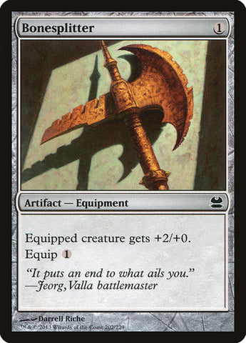 Bonesplitter [Modern Masters] Magic: The Gathering