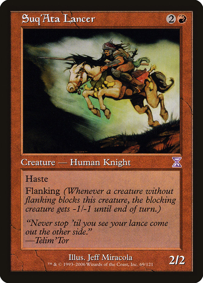 Suq'Ata Lancer [Time Spiral Timeshifted] Magic: The Gathering