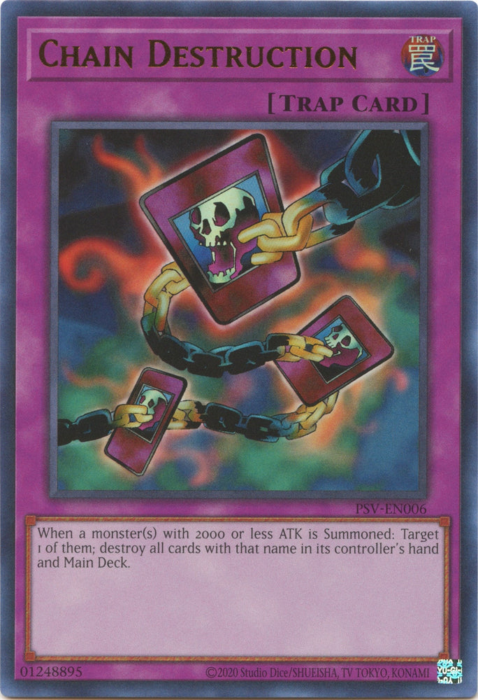 Chain Destruction (25th Anniversary) [PSV-EN006] Ultra Rare Yu-Gi-Oh!