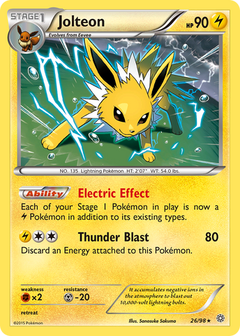 Jolteon (26/98) [XY: Ancient Origins] Pokémon