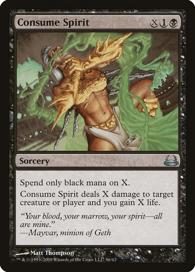 Consume Spirit [Duel Decks: Divine vs. Demonic] Magic: The Gathering