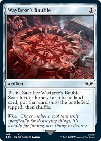 Wayfarer's Bauble (261) [Warhammer 40,000] Magic: The Gathering