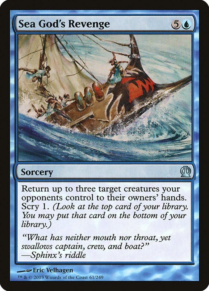 Sea God's Revenge [Theros] Magic: The Gathering