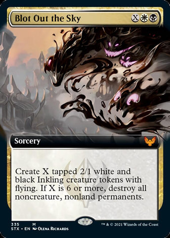 Blot Out the Sky (Extended Art) [Strixhaven: School of Mages] Magic: The Gathering