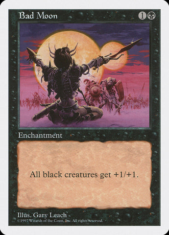 Bad Moon [Fifth Edition] Magic: The Gathering