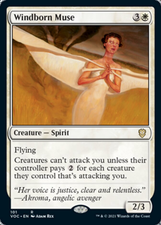 Windborn Muse [Innistrad: Crimson Vow Commander] Magic: The Gathering