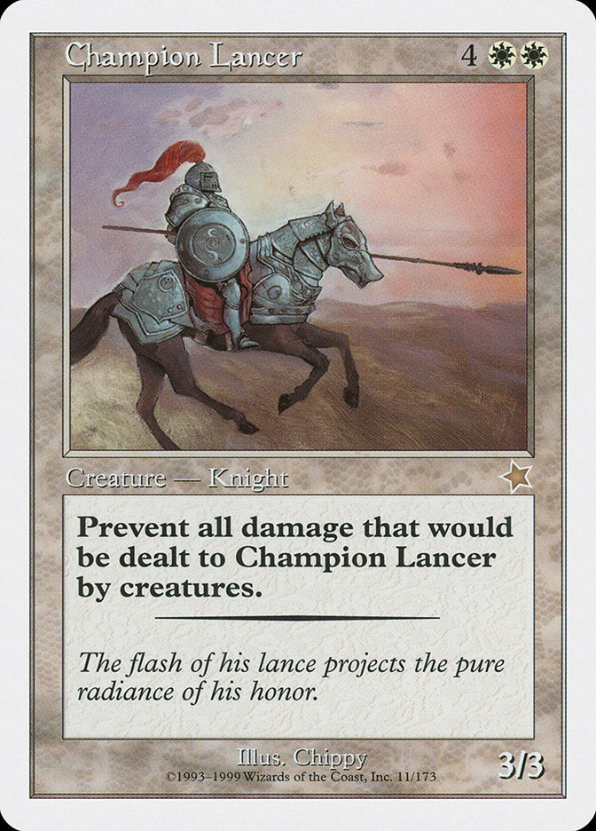 Champion Lancer [Starter 1999] Magic: The Gathering