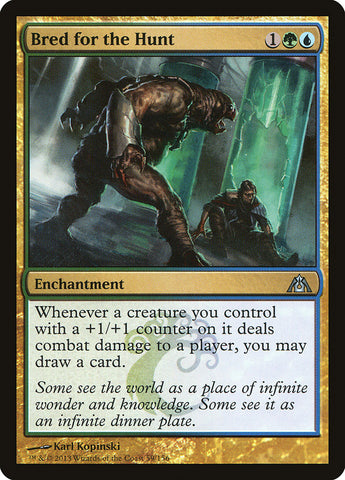 Bred for the Hunt [Dragon's Maze] Magic: The Gathering