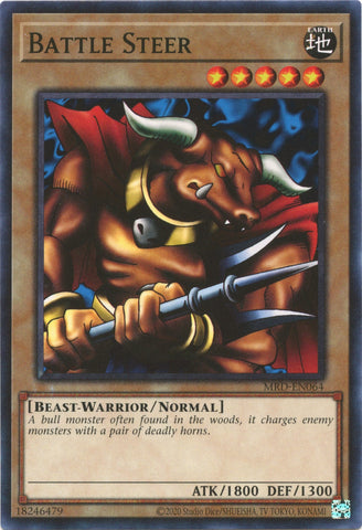 Battle Steer (25th Anniversary) [MRD-EN064] Common Yu-Gi-Oh!