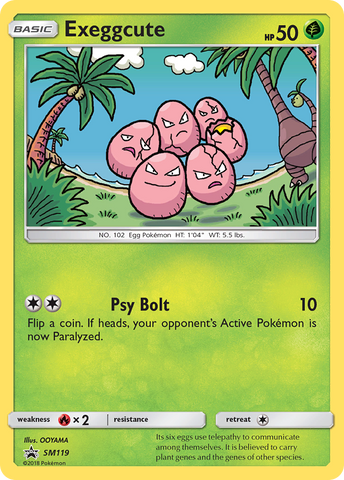 Exeggcute (SM119) [Sun & Moon: Black Star Promos] Pokémon