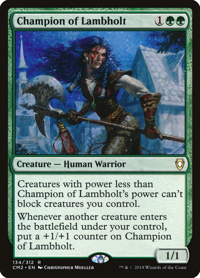 Champion of Lambholt [Commander Anthology Volume II] Magic: The Gathering