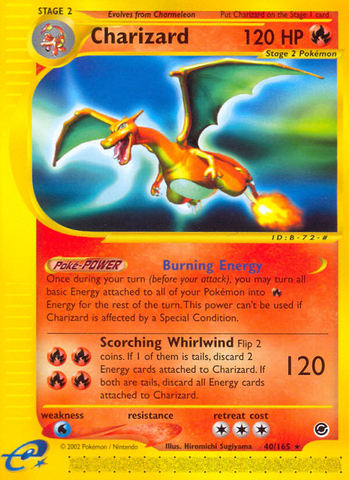 Charizard (40/165) [Expedition: Base Set] Pokémon