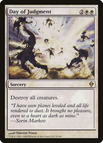 Day of Judgment [Zendikar] Magic: The Gathering