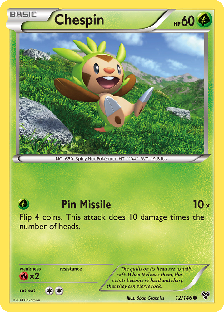 Chespin (12/146) [XY: Base Set] Pokémon