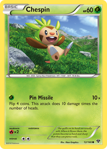 Chespin (12/146) [XY: Base Set] Pokémon
