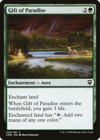 Gift of Paradise [Commander Legends] Magic: The Gathering