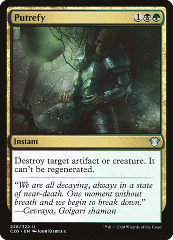 Putrefy [Commander 2020] Magic: The Gathering