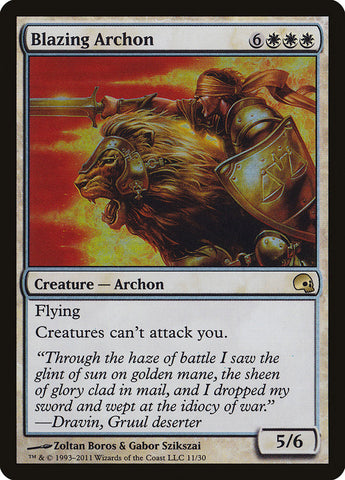 Blazing Archon [Premium Deck Series: Graveborn] Magic: The Gathering