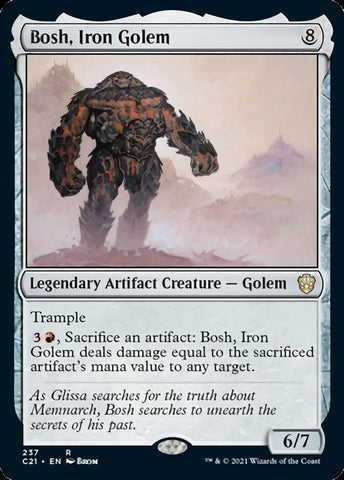 Bosh, Iron Golem [Commander 2021] Magic: The Gathering