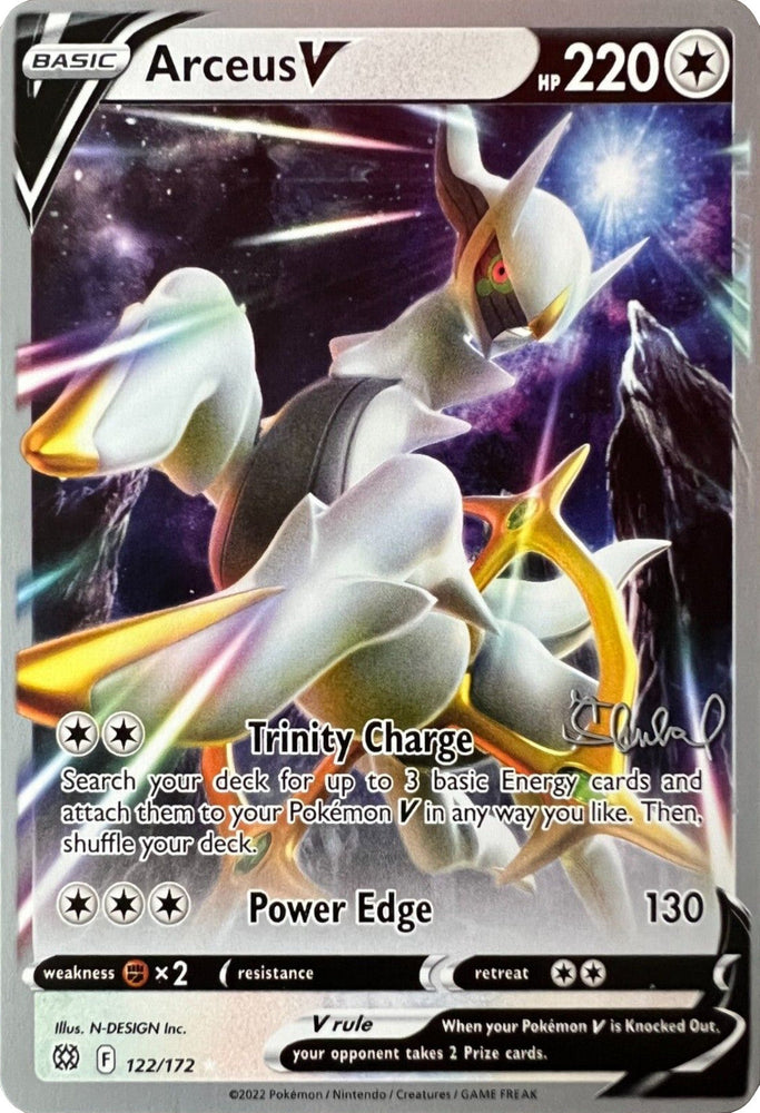 Arceus V (122/172) (ADP - Ondrej Skubal) [World Championships 2022] Pokémon