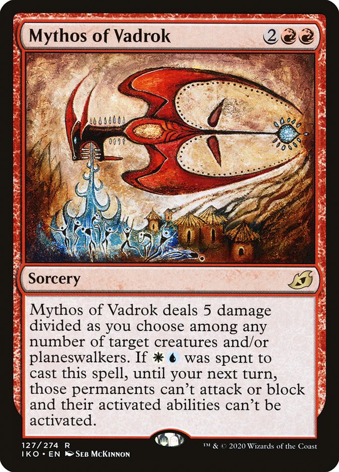 Mythos of Vadrok [Ikoria: Lair of Behemoths] Magic: The Gathering
