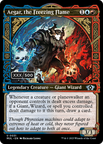 Aegar, the Freezing Flame (Serialized) [Multiverse Legends] Magic: The Gathering