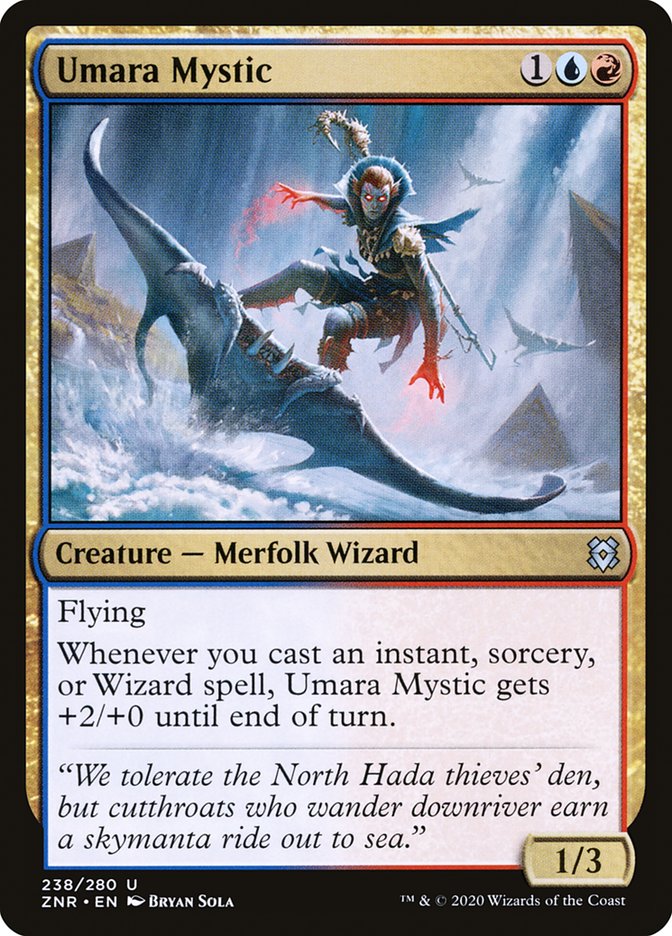 Umara Mystic [Zendikar Rising] Magic: The Gathering