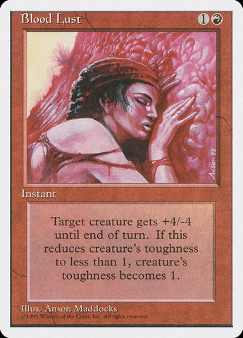 Blood Lust [Fourth Edition] Magic: The Gathering