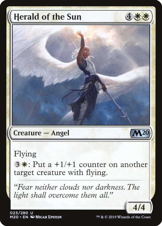 Herald of the Sun [Core Set 2020] Magic: The Gathering