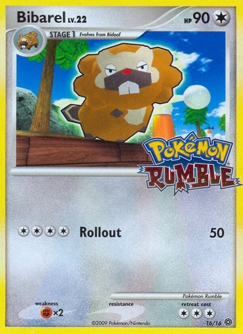 Bibarel (16/16) [Pokémon Rumble] Pokémon
