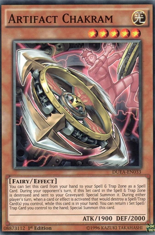 Artifact Chakram [DUEA-EN033] Common Yu-Gi-Oh!