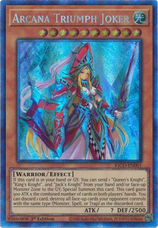 Arcana Triumph Joker (Collector's Rare) [KICO-EN001] Collector's Rare Yu-Gi-Oh!