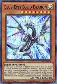 Blue-Eyes Solid Dragon (Blue) [LDS2-EN014] Ultra Rare Yu-Gi-Oh!