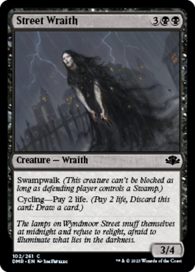 Street Wraith [Dominaria Remastered] Magic: The Gathering