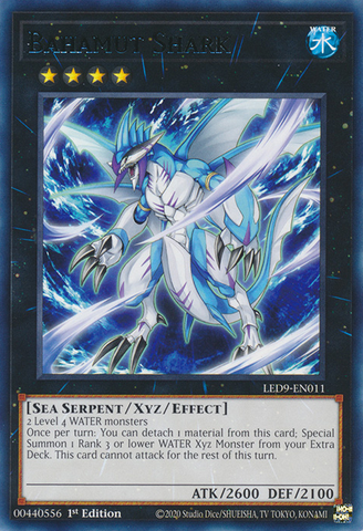 Bahamut Shark [LED9-EN011] Rare Yu-Gi-Oh!