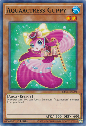 Aquaactress Guppy [DLCS-EN091] Common Yu-Gi-Oh!