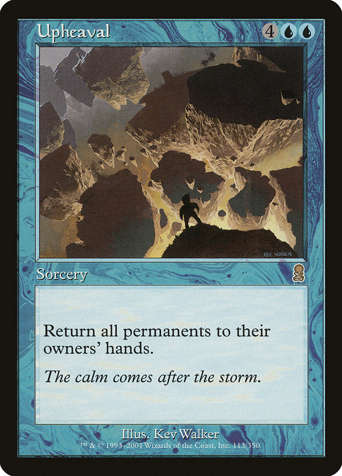 Upheaval [Odyssey] Magic: The Gathering
