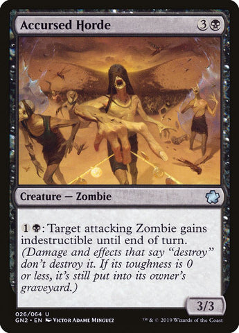Accursed Horde [Game Night 2019] Magic: The Gathering