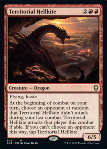 Territorial Hellkite [Commander Legends: Battle for Baldur's Gate] Magic: The Gathering