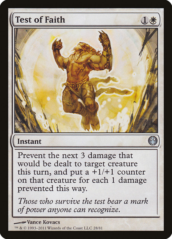 Test of Faith [Duel Decks: Knights vs. Dragons] Magic: The Gathering
