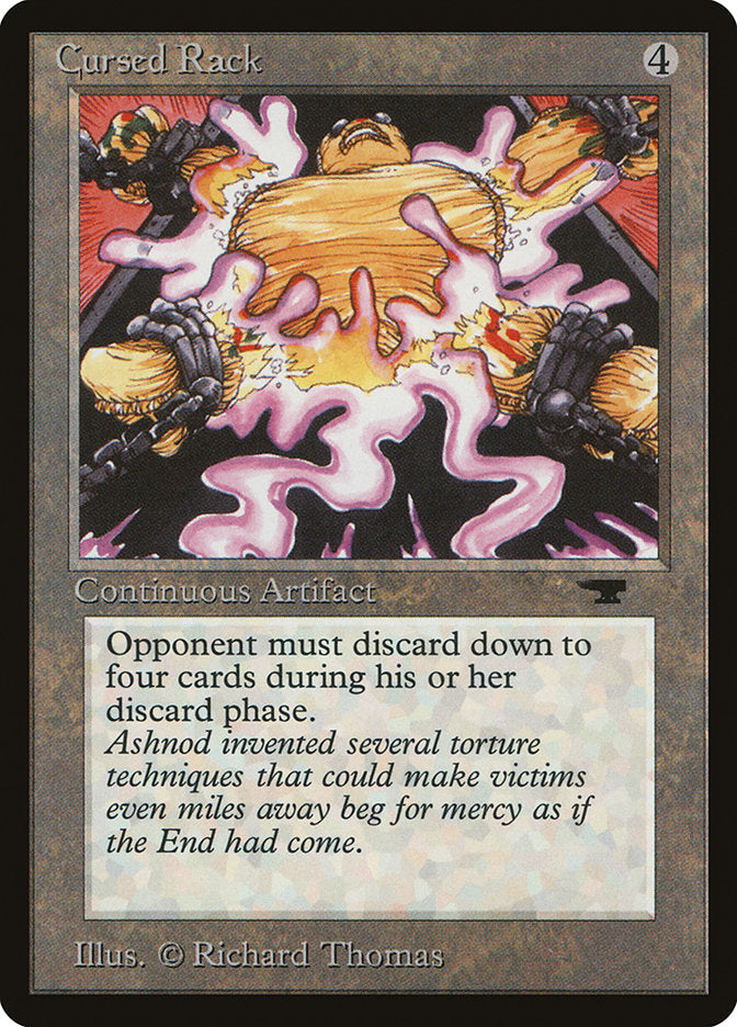 Cursed Rack [Antiquities] Magic: The Gathering