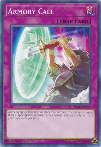 Armory Call [IGAS-EN077] Common Yu-Gi-Oh!