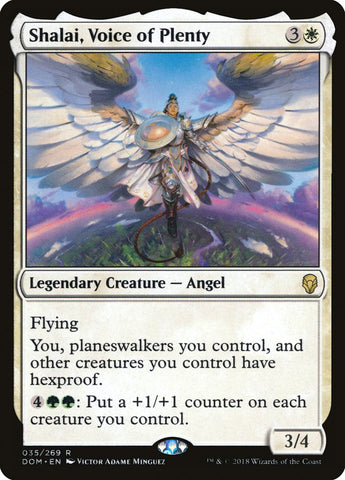 Shalai, Voice of Plenty [Dominaria] Magic: The Gathering