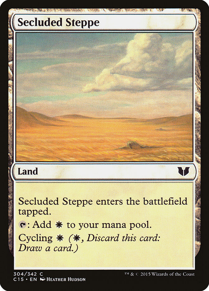Secluded Steppe [Commander 2015] Magic: The Gathering