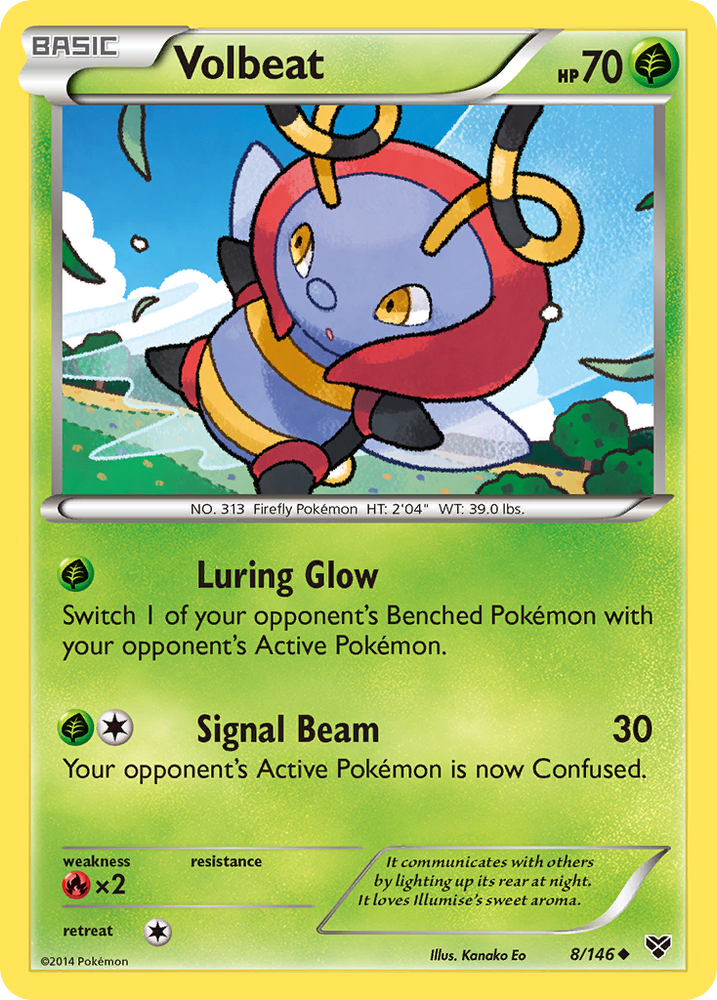 Volbeat (8/146) [XY: Base Set] Pokémon