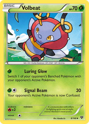 Volbeat (8/146) [XY: Base Set] Pokémon