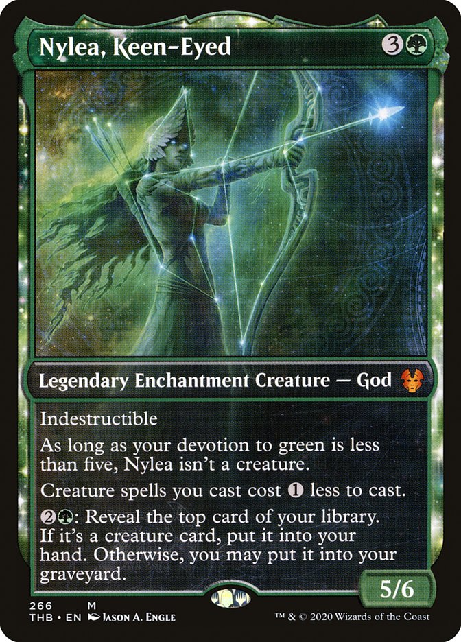 Nylea, Keen-Eyed (Showcase) [Theros Beyond Death] Magic: The Gathering