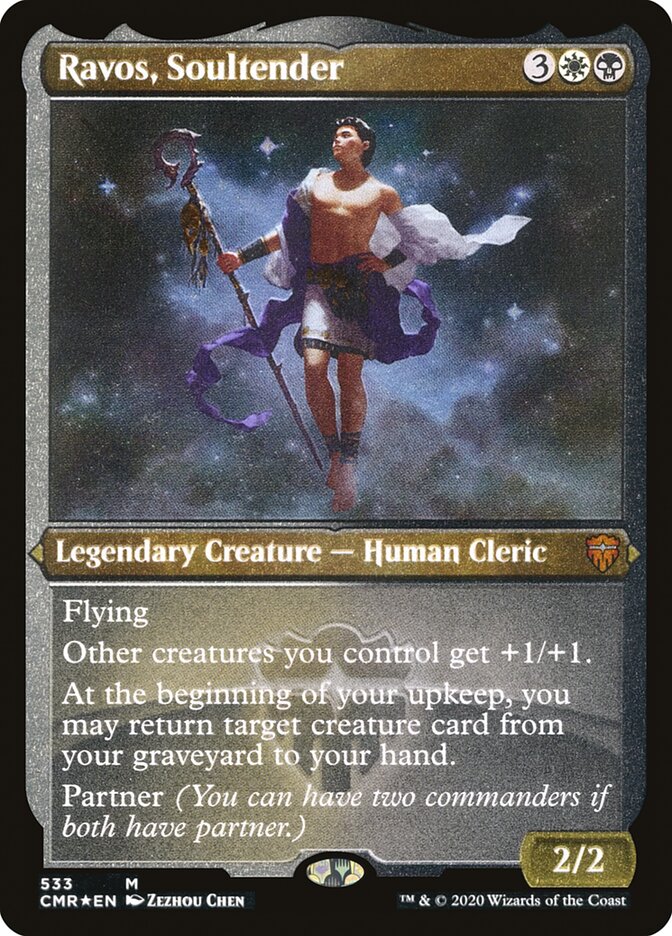 Ravos, Soultender (Etched) [Commander Legends] Magic: The Gathering