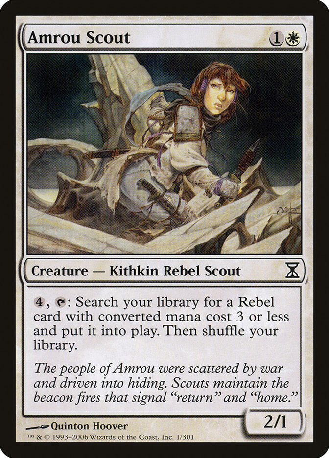 Amrou Scout [Time Spiral] Magic: The Gathering